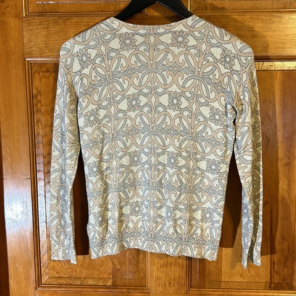 Talbot Women’s Classy Button Down Sweater W/Gold Speckles Size Sp-NWOTS_4